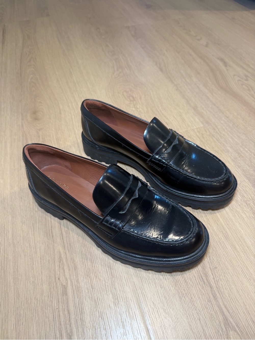 Reformation Agathea Leather Loafers for Women